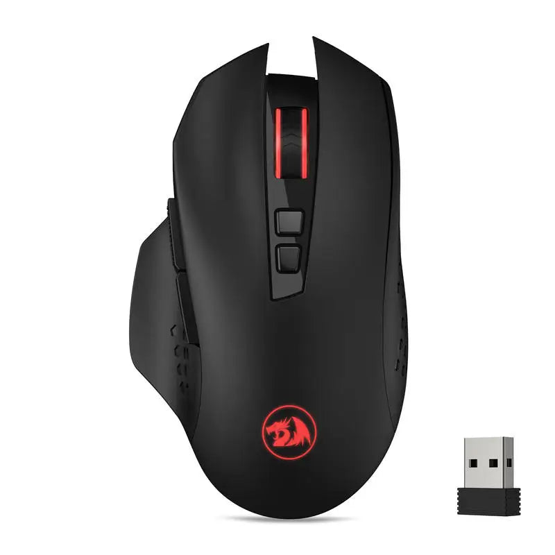 Redragon M656 GAINER: Mouse Gaming Inalámbrico Ergonómico [4000 DPI]