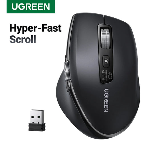 Mouse Ugreen Hyper-Fast Scroll: Bluetooth 5.4 & 5000 DPI Pro