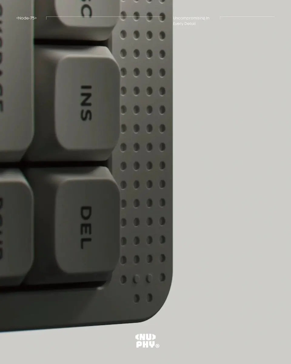 Teclado Mecánico NuPhy Node75: Low-Profile, Gasket Mount & Perilla Pro