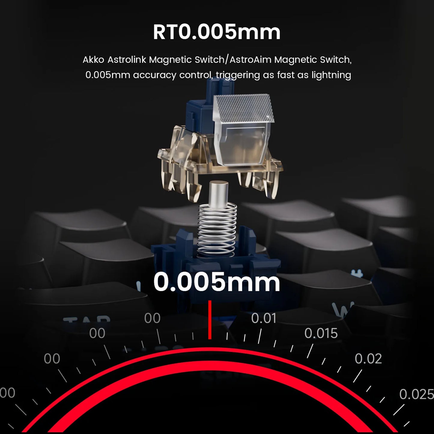 AKKO TAC75 HE: Teclado Magnético 8K (Rapid Trigger 0.005mm)