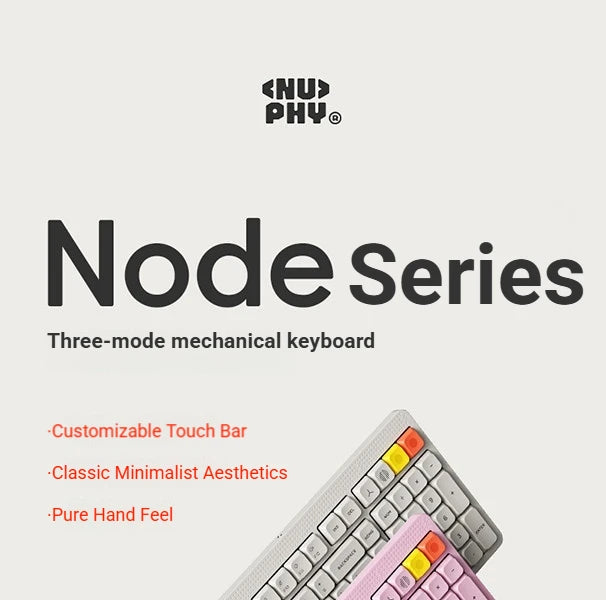 NuPhy Node Series: Teclado Mecánico Low-Profile Tri-Mode & Gasket