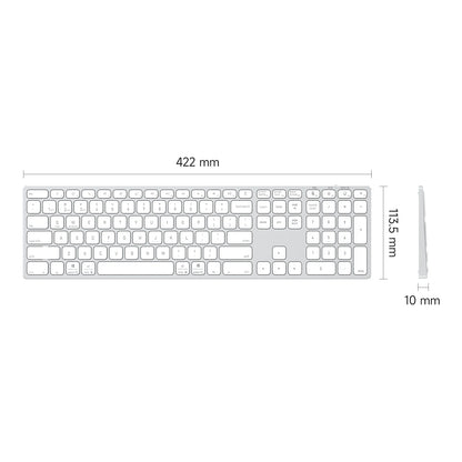 Teclado Dux Ducis Premium: Aluminio Aeroespacial & Bluetooth Multi-Device