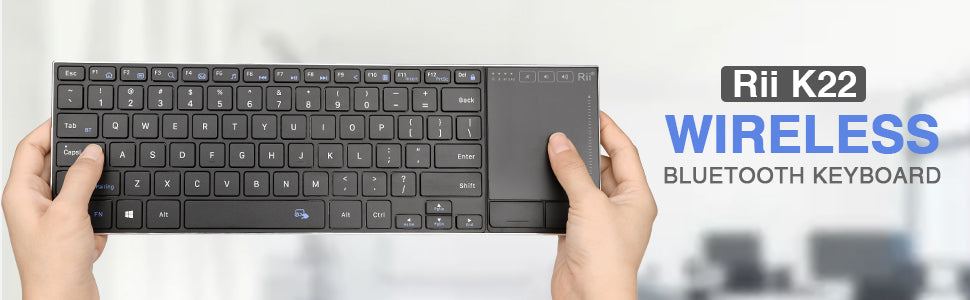 Teclado Inalámbrico Slim con Touchpad: Control Smart TV y Tablet