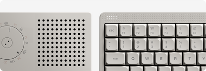 Teclado Mecánico NuPhy Node75: Low-Profile, Gasket Mount & Perilla Pro